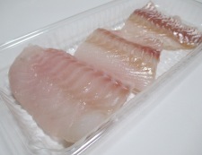 白身魚のスパイシーフライ　材料