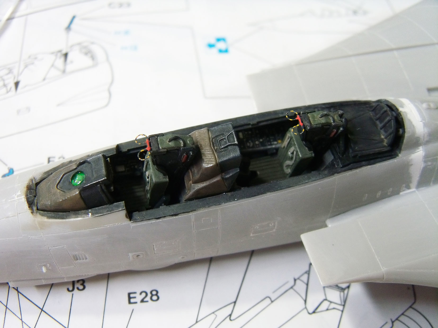 F-14A トムキャット（ハセガワ 1/72 新版）製作記 その8 - F-14A ハセガワ 1/72（新版）
