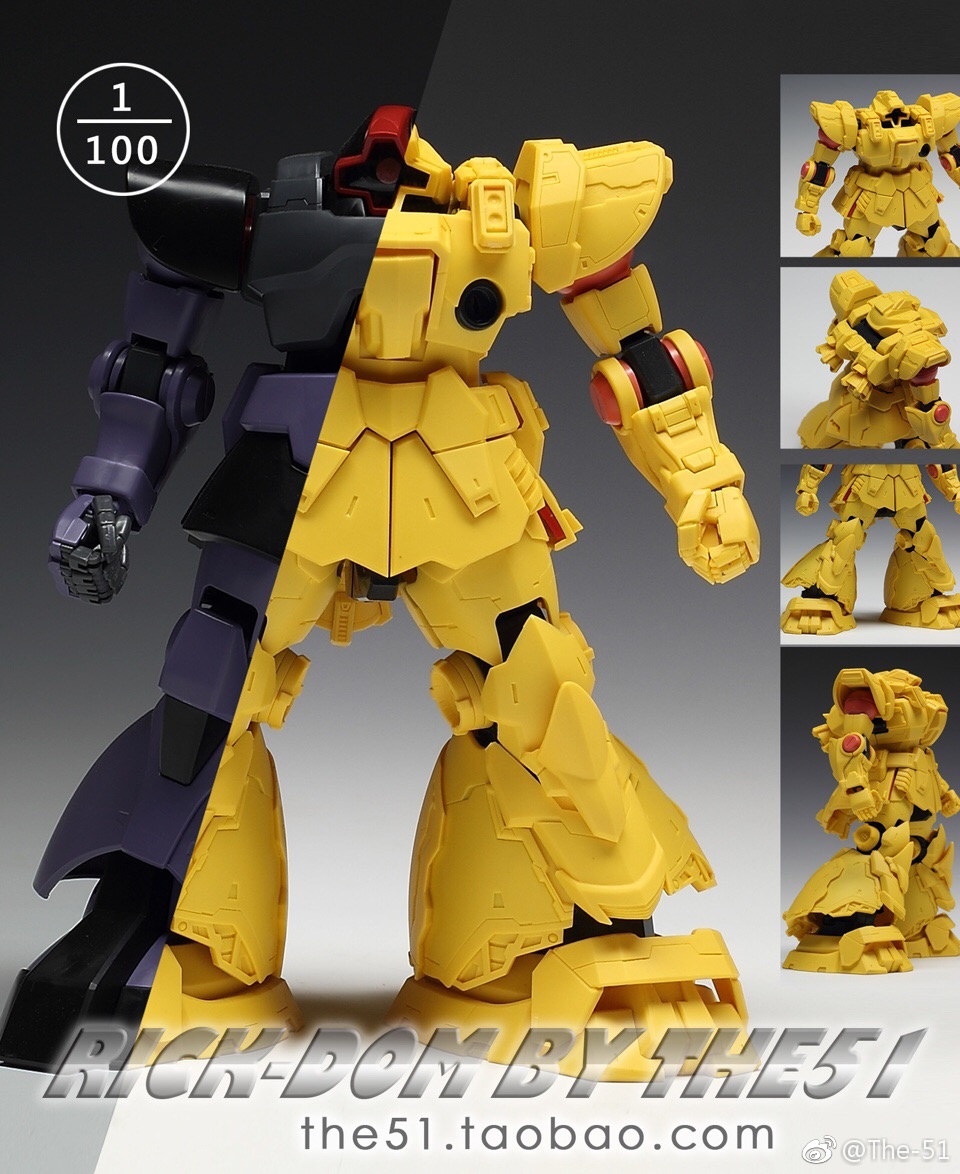 The 51 MG 1/100 MS-09R リックドム・改 ガレージキット - INASK INFO