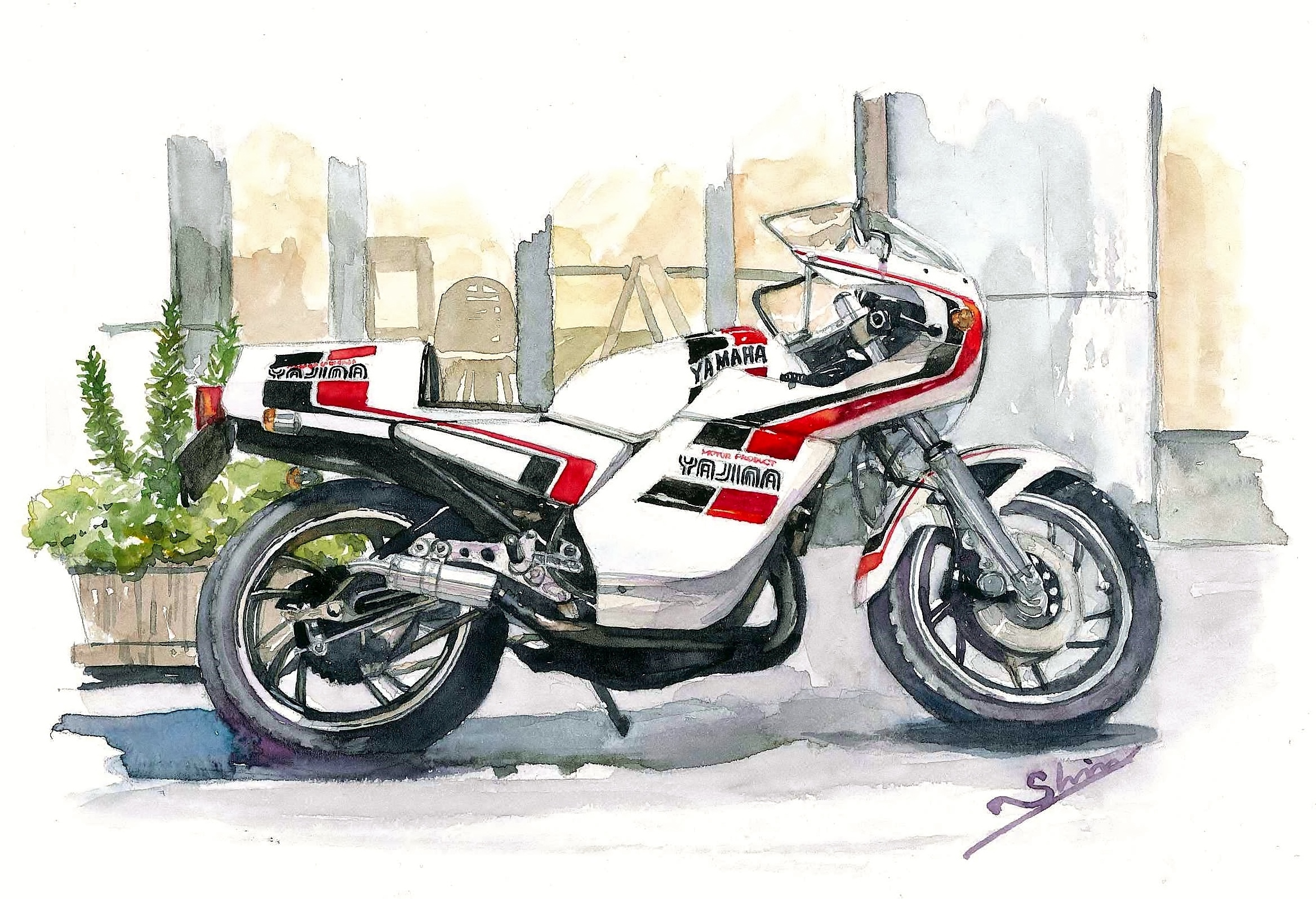 バイクイラスト Moto Art