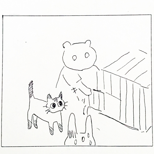 捨て猫を家に入れた時のエピソードを漫画にしてみた