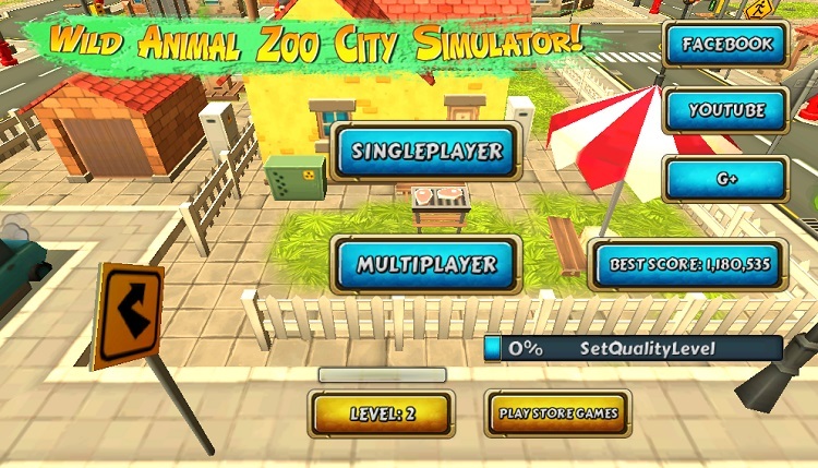 凶暴動物で街破壊アクションゲーム Wild Animal Zoo City Simulator ひといきゲーム 無料ブラウザゲーム フラッシュ ゲーム