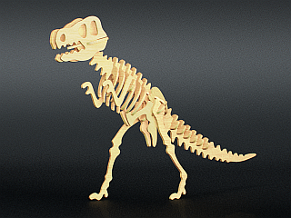 木工パズル　恐竜骨格標本