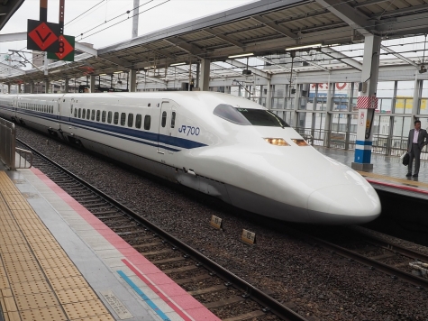 JR 山陽新幹線 700系 のぞみ159号【岡山駅】