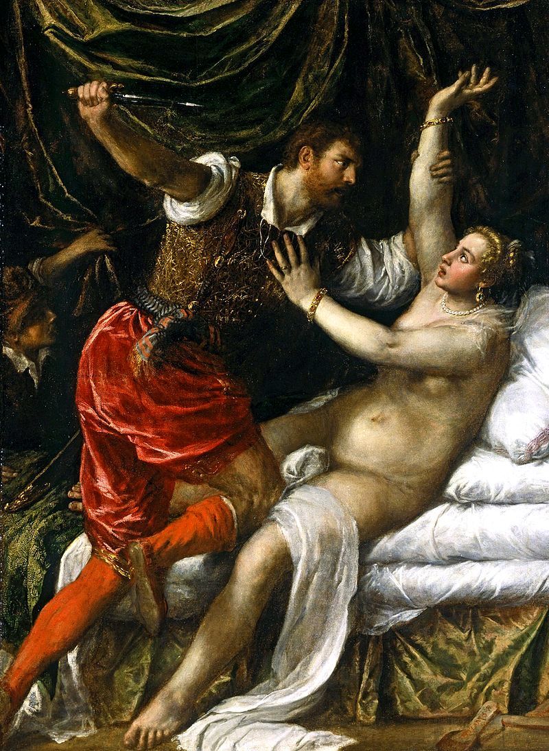 『ルクレーティアの凌辱』ティツィアーノ画、1571年