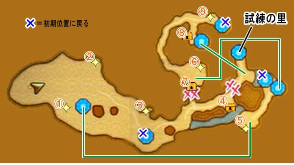 ドラクエ11 試練の里への道 のマップ 地図 宝箱 きらきら Dq11 攻略 ゲーム攻略 Neo