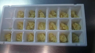 生姜と製氷皿