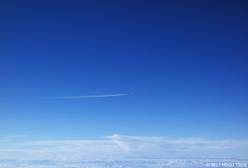 絶景探しの旅 - 0340 青い空の大海原を突き抜ける！（静岡県上空）